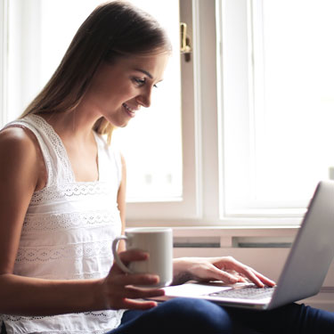 Woman at Laptop